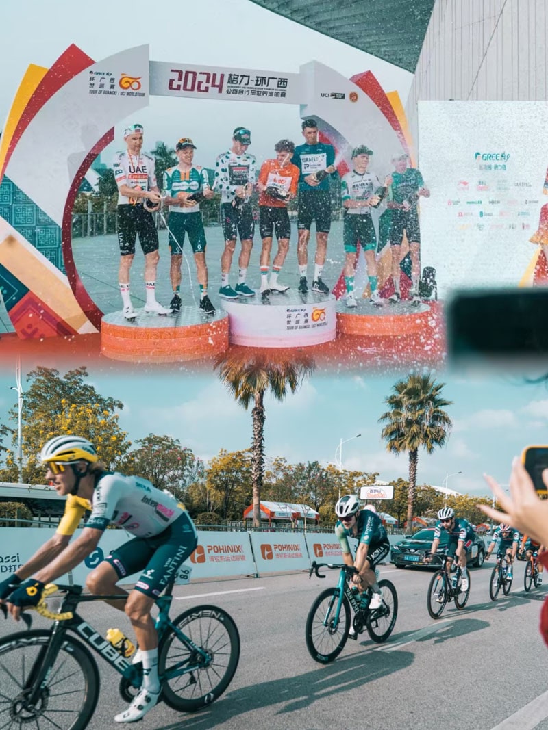 Co-brand Cycling Sunglasses With 2024 UCI WORLDTOUR/TOUR OF GUANGXI